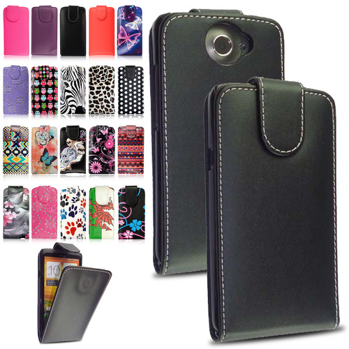 Custodia flip pelle per htc - flip, in